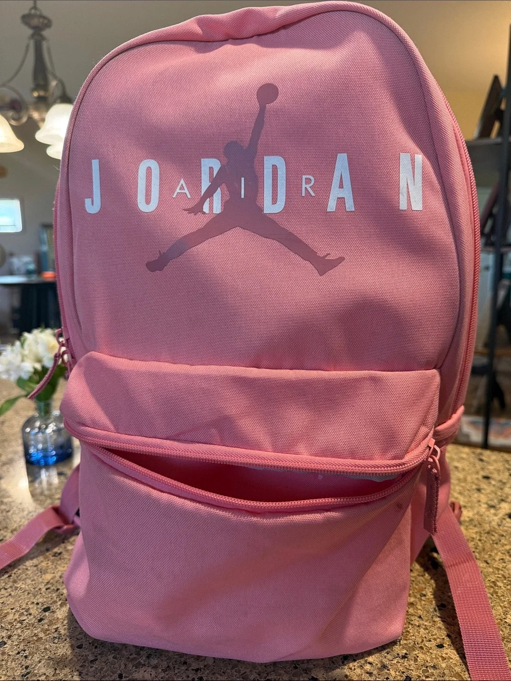 Jordan Girls/ Women's Pink Backpack great for school !